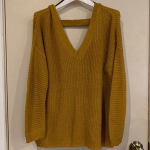 F21 v neck sweater